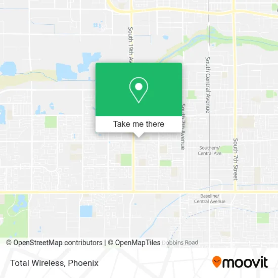 Total Wireless map