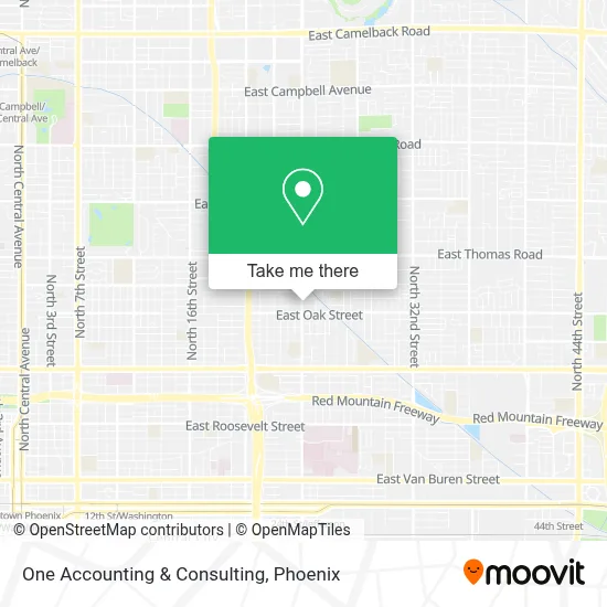 One Accounting & Consulting map