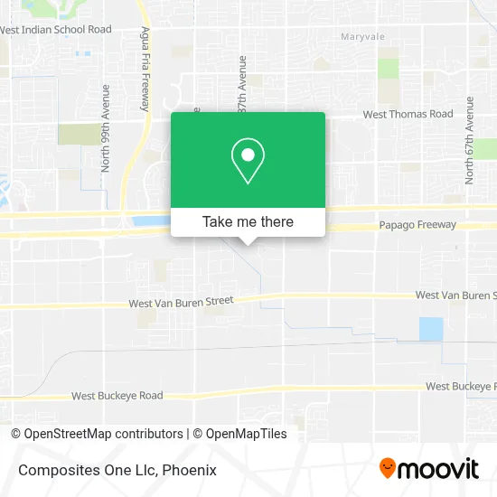 Composites One Llc map