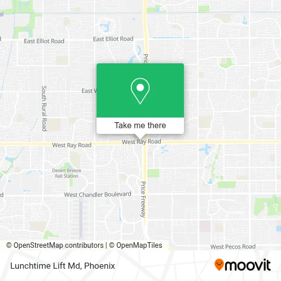Lunchtime Lift Md map