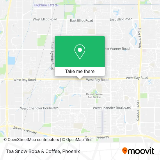 Tea Snow Boba & Coffee map