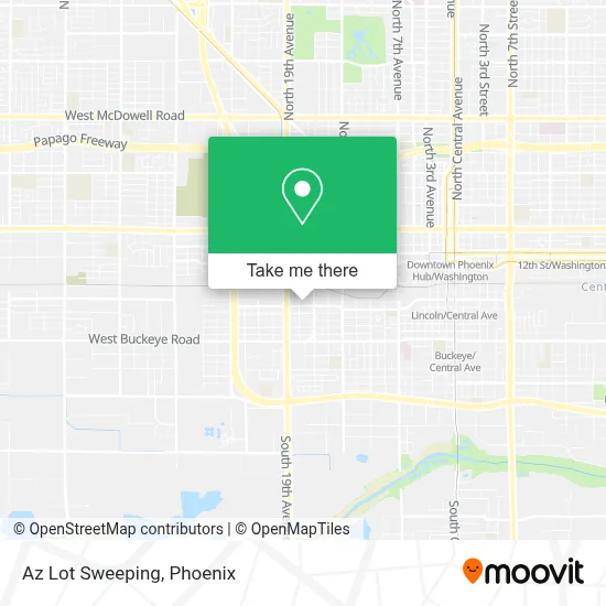 Az Lot Sweeping map