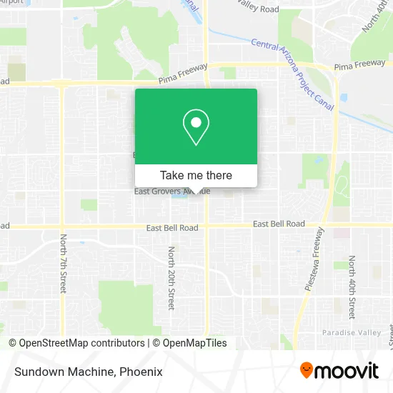 Sundown Machine map