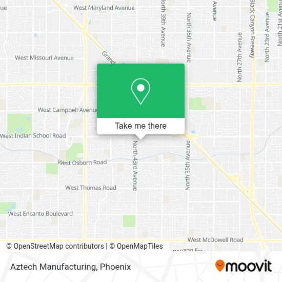 Aztech Manufacturing map