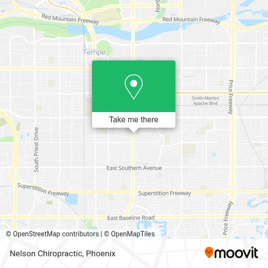 Nelson Chiropractic map