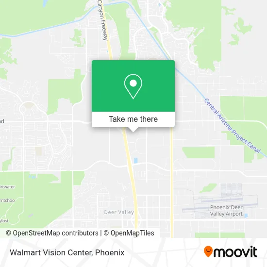 Walmart Vision Center map