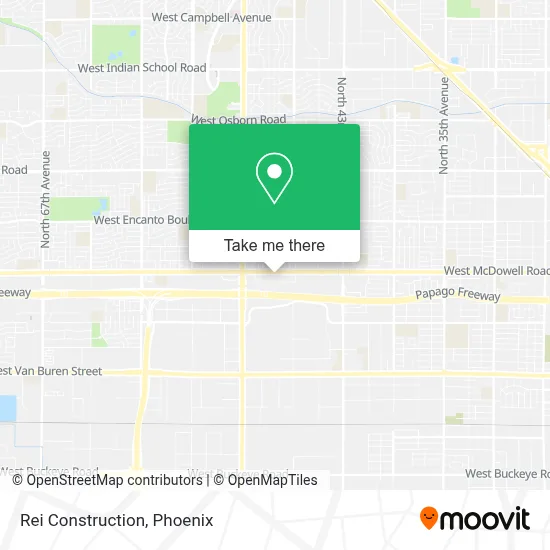 Rei Construction map