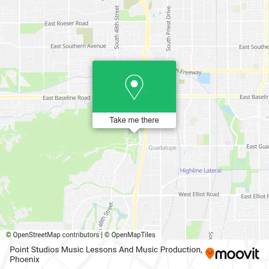 Point Studios Music Lessons And Music Production map