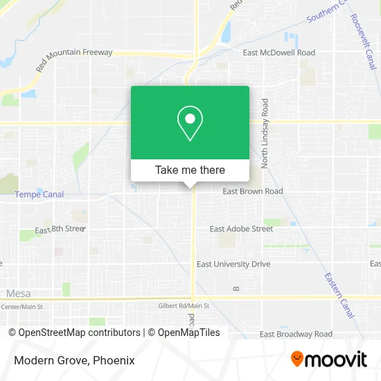 Modern Grove map