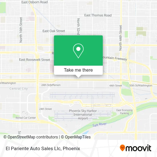 El Pariente Auto Sales Llc map
