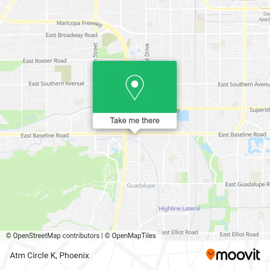Atm Circle K map