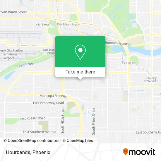 Hourbands map
