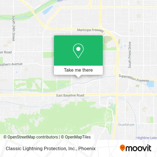 Classic Lightning Protection, Inc. map
