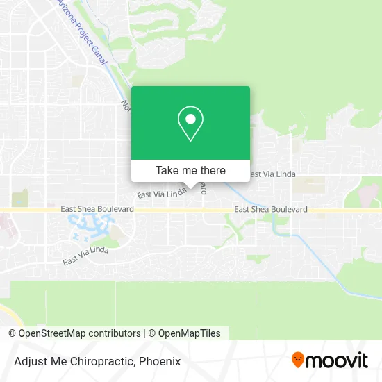 Adjust Me Chiropractic map