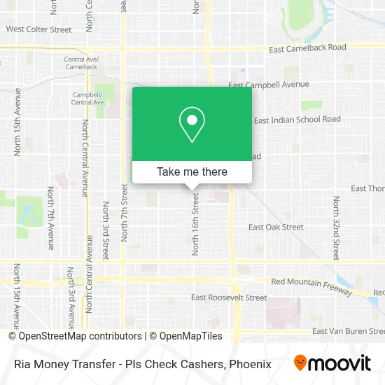Ria Money Transfer - Pls Check Cashers map