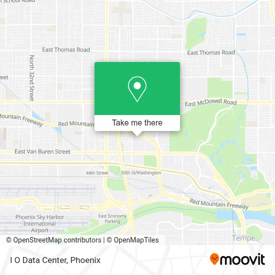 I O Data Center map
