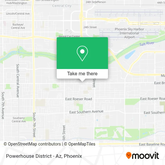 Powerhouse District - Az map