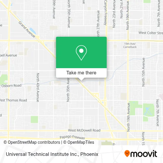Universal Technical Institute Inc. map