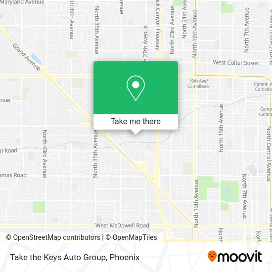 Take the Keys Auto Group map
