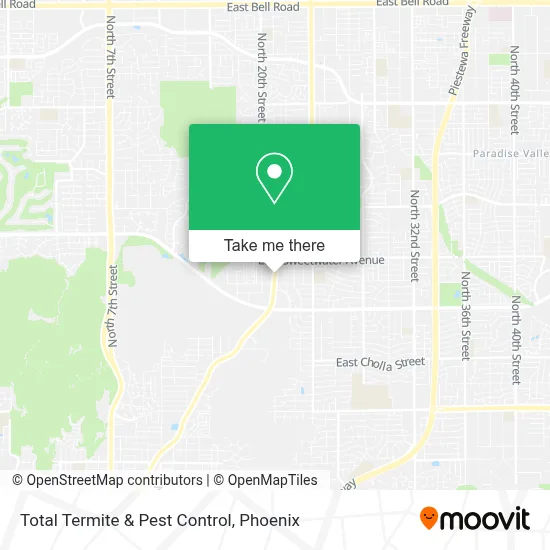 Total Termite & Pest Control map