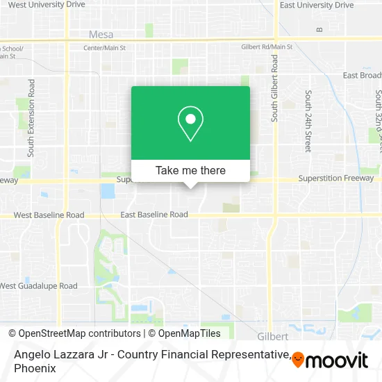 Angelo Lazzara Jr - Country Financial Representative map