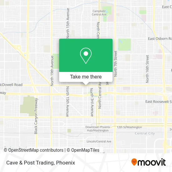 Cave & Post Trading map