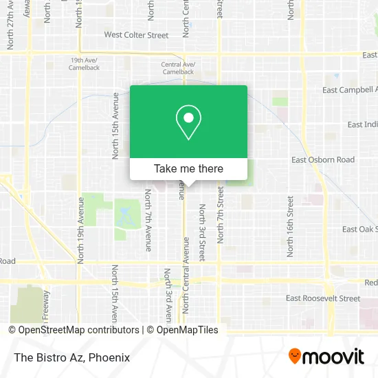 The Bistro Az map