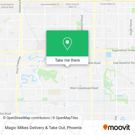 Magic Mikes Delivery & Take Out map