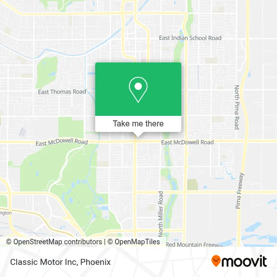 Classic Motor Inc map