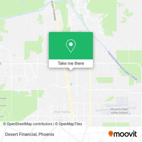 Desert Financial map