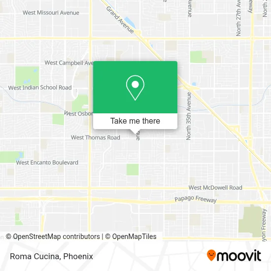 Roma Cucina map
