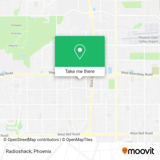 Radioshack map