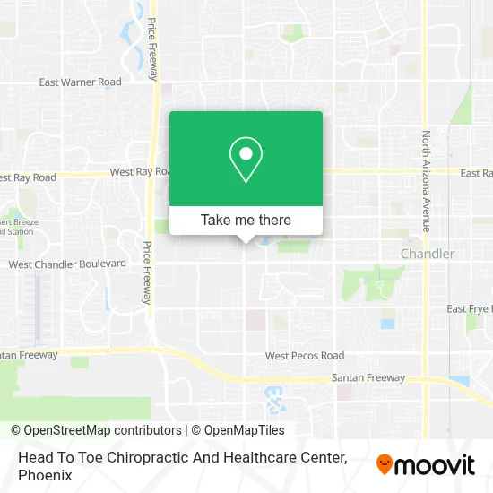 Head To Toe Chiropractic And Healthcare Center map