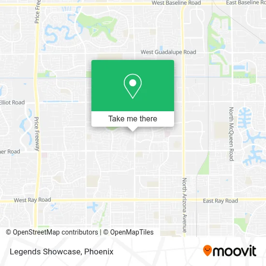 Legends Showcase map