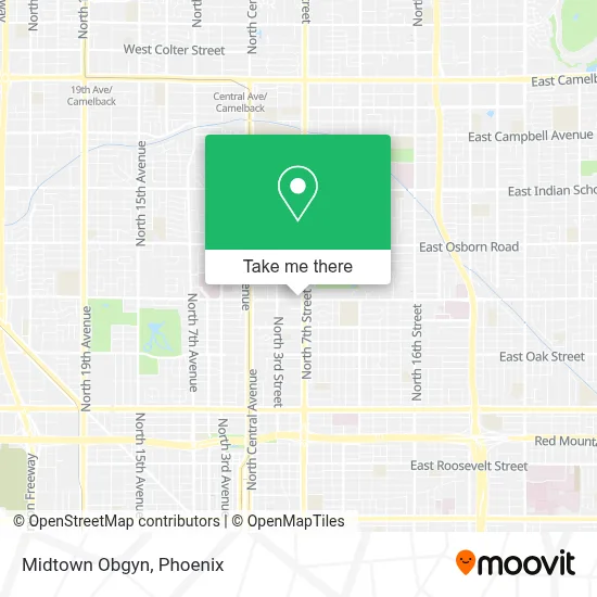 Midtown Obgyn map