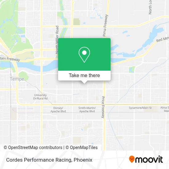 Cordes Performance Racing map