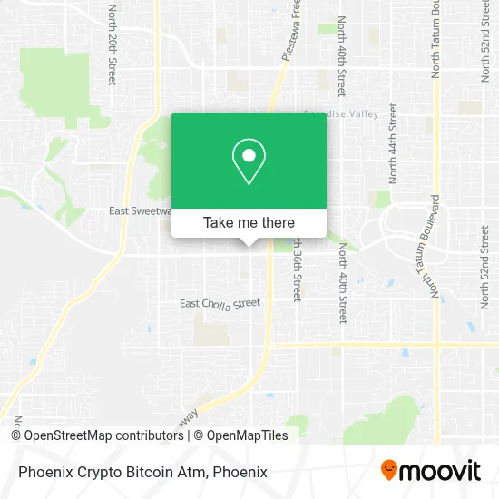 Phoenix Crypto Bitcoin Atm map