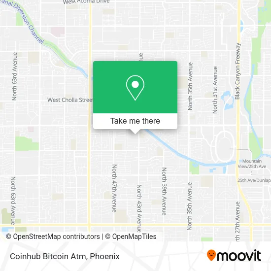 Coinhub Bitcoin Atm map