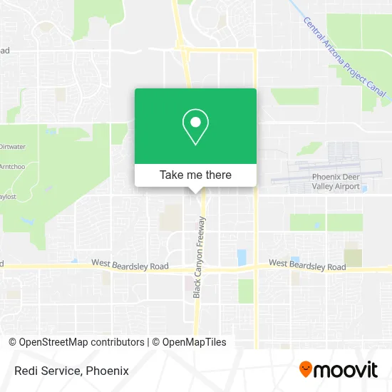 Redi Service map