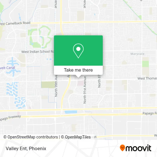 Valley Ent map