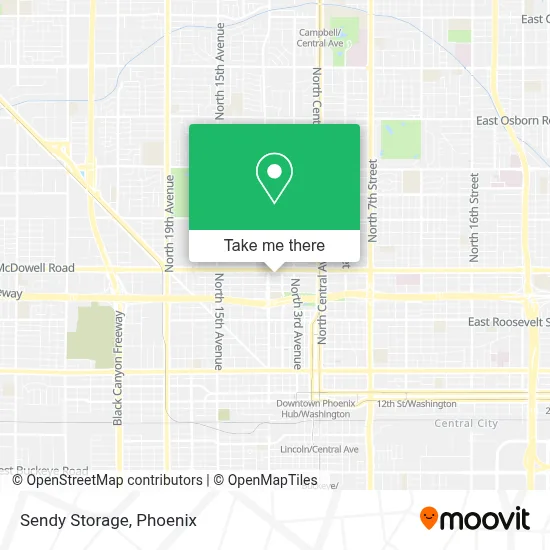 Sendy Storage map