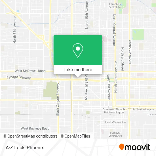 A-Z Lock map