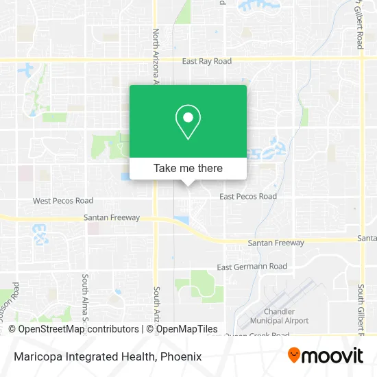 Maricopa Integrated Health map