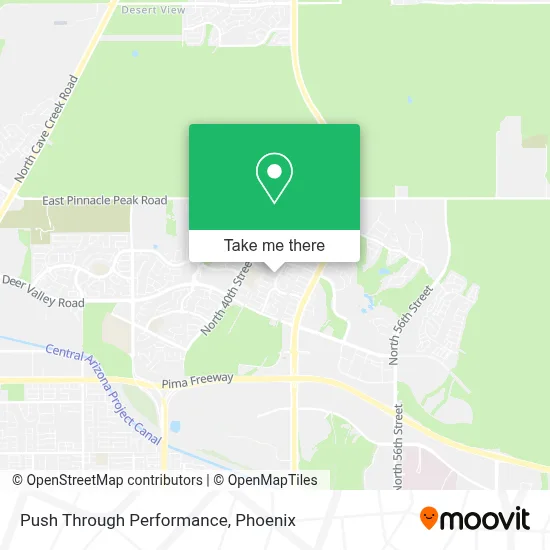 Push Through Performance map