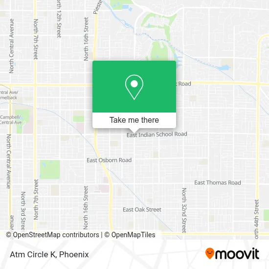 Atm Circle K map