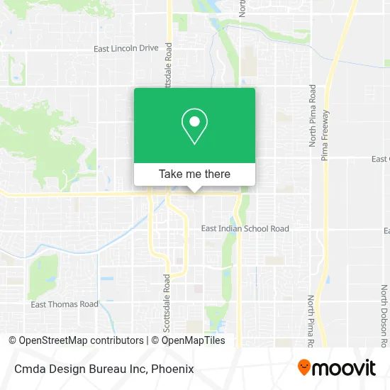 Cmda Design Bureau Inc map