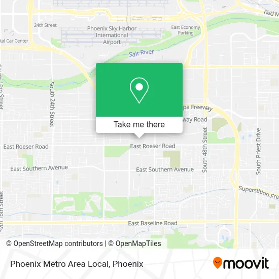 Phoenix Metro Area Local map