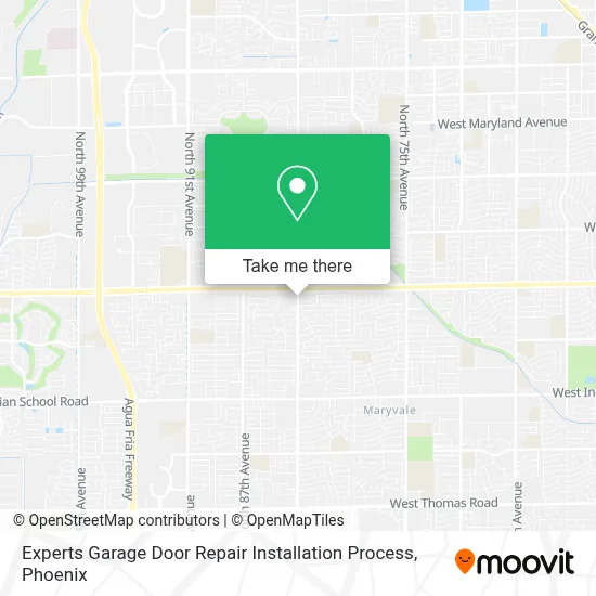 Experts Garage Door Repair Installation Process map