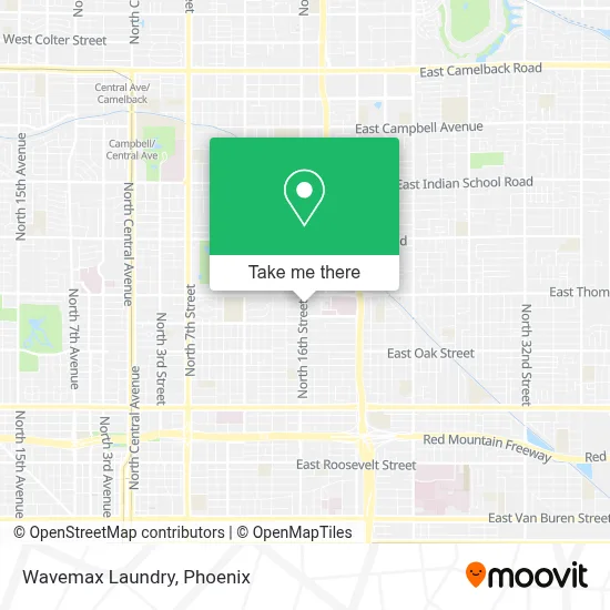 Wavemax Laundry map
