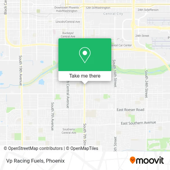 Vp Racing Fuels map